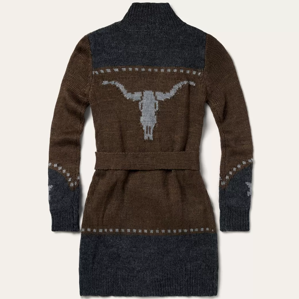 Vintage Steer Head Cardigan | Stetson Sale